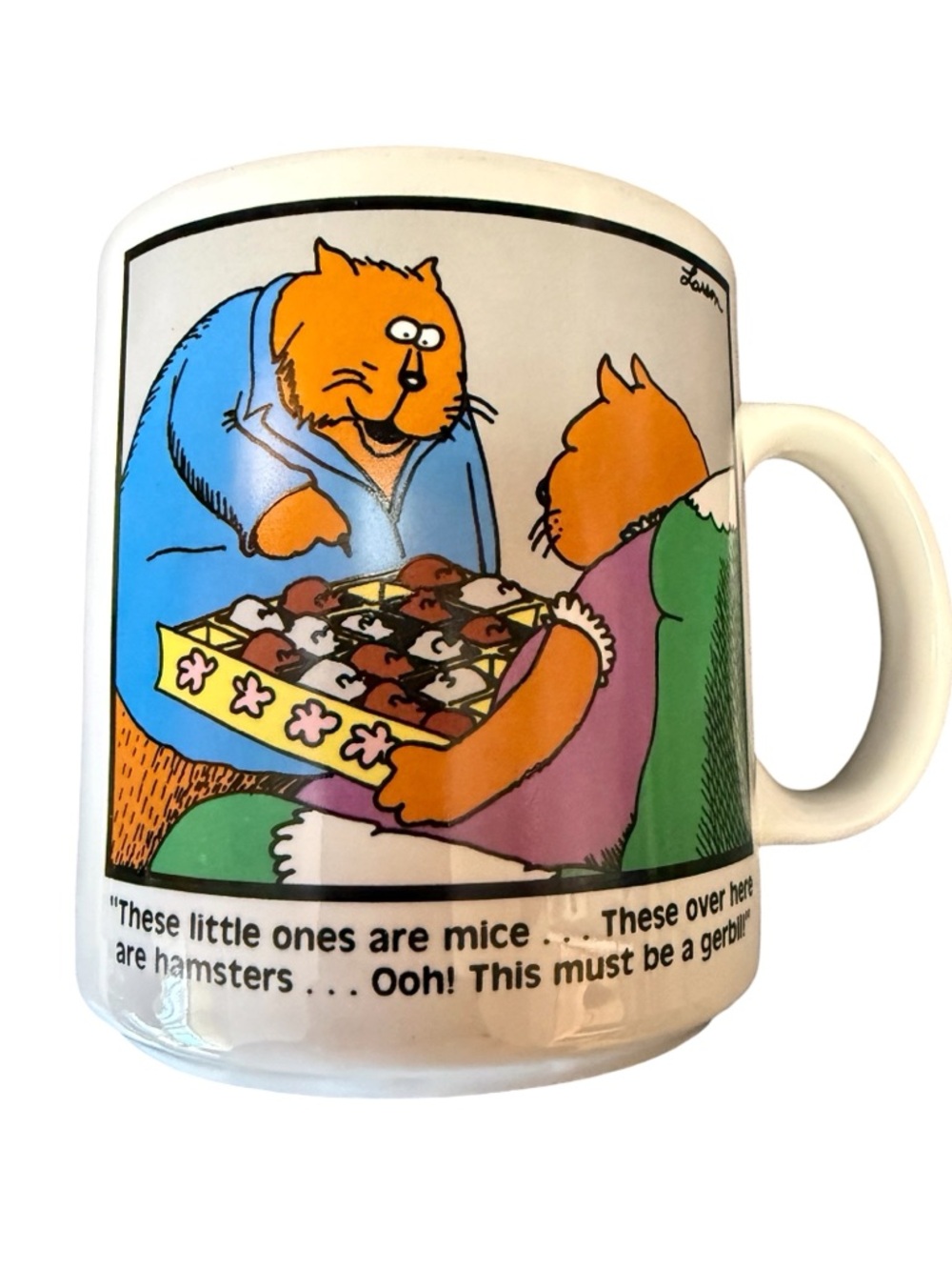 The Far Side Cartoon Cat Comic Print Mug